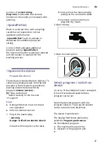 Preview for 37 page of Bosch WNA13400EU Instructions For Use And Installation