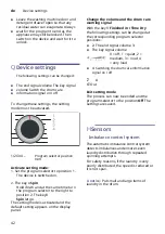 Preview for 42 page of Bosch WNA13400EU Instructions For Use And Installation