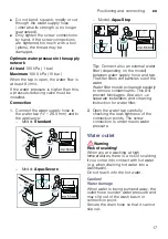 Предварительный просмотр 17 страницы Bosch WNA134B0SN Instruction Manual And Installation Instructions