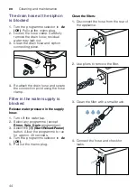 Предварительный просмотр 44 страницы Bosch WNA134B0SN Instruction Manual And Installation Instructions