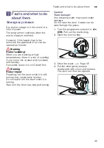 Предварительный просмотр 45 страницы Bosch WNA134B0SN Instruction Manual And Installation Instructions