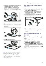 Предварительный просмотр 43 страницы Bosch WNA14400IN Instruction Manual And Installation Instructions