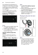 Preview for 36 page of Bosch WNA14400SG Instruction Manual And Installation Instructions