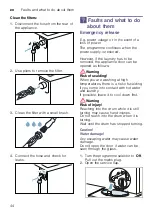 Preview for 44 page of Bosch WNA14400SG Instruction Manual And Installation Instructions