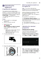 Preview for 35 page of Bosch WNA14400TH User Manual And Installation Instructions