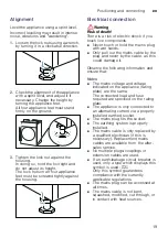 Предварительный просмотр 19 страницы Bosch WNA14490GB Instruction Manual And Installation Instructions