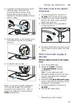 Предварительный просмотр 43 страницы Bosch WNA144L9SN Instruction Manual And Installation Instructions