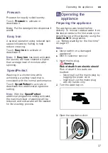 Preview for 37 page of Bosch WNA244X0GC Instruction Manual And Installation Instructions