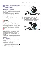 Preview for 47 page of Bosch WNA244X0GC Instruction Manual And Installation Instructions