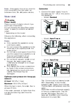 Preview for 17 page of Bosch WNA254U0IN Instruction Manual And Installation Instructions