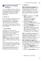 Preview for 33 page of Bosch WNA254U0IN Instruction Manual And Installation Instructions