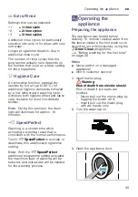 Preview for 35 page of Bosch WNA254U0IN Instruction Manual And Installation Instructions