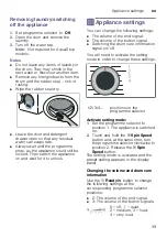 Preview for 39 page of Bosch WNA254U0IN Instruction Manual And Installation Instructions