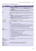 Preview for 45 page of Bosch WNA254U0IN Instruction Manual And Installation Instructions