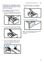 Preview for 43 page of Bosch WNG2540KGR Instruction Manual And Installation Instructions