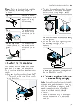 Preview for 15 page of Bosch WNG254YCHK User Manual And Installation Instruction