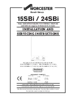 Preview for 1 page of Bosch Worcester 15SBi Installation And Servicing Instructions