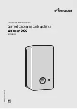 Bosch Worcester 2000 Series Installation And Maintenance Instructions Manual preview