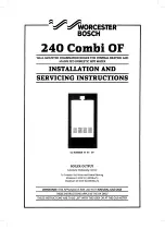 Bosch Worcester 240 Combi OF Installation And Servicing Instructions preview