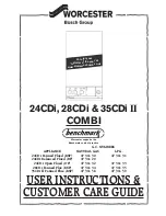 Предварительный просмотр 1 страницы Bosch Worcester 24CDi User Instructions