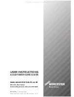 Preview for 20 page of Bosch Worcester Greenstar Utility User Instructions