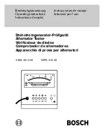 Предварительный просмотр 1 страницы Bosch WPG 012.00 Operating Instructions Manual