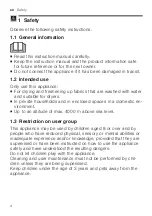 Preview for 4 page of Bosch WQG23108GR User Manual And Installation Instructions