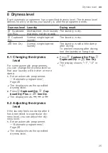 Preview for 25 page of Bosch WQG233CASN User Manual And Installation Instructions