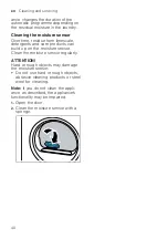 Preview for 40 page of Bosch WQG233CASN User Manual And Installation Instructions