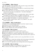 Предварительный просмотр 6 страницы Bosch WQG233D1BY User Manual And Installation Instructions