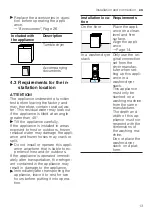 Предварительный просмотр 13 страницы Bosch WQG233D1BY User Manual And Installation Instructions
