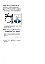 Предварительный просмотр 14 страницы Bosch WQG233D1BY User Manual And Installation Instructions
