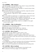 Preview for 6 page of Bosch WQG24100BY User Manual And Installation Instructions