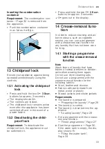 Preview for 33 page of Bosch WQG245A9GR User Manual And Installation Instructions