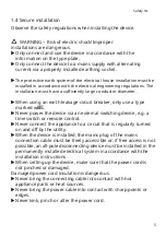 Preview for 5 page of Bosch WQG245DCFG User Manual And Installation Instructiions