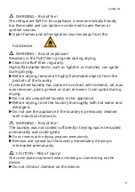 Preview for 9 page of Bosch WQG245DCFG User Manual And Installation Instructiions