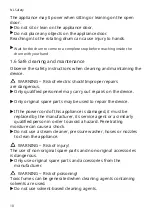 Preview for 10 page of Bosch WQG245DCFG User Manual And Installation Instructiions