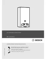 Bosch WR11B series Installation Manual And Operating Instructions preview