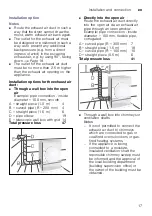 Preview for 17 page of Bosch WTA73200ES Installation And Operating Instructions Manual