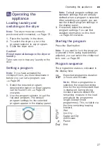 Preview for 27 page of Bosch WTA73200ES Installation And Operating Instructions Manual