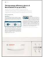 Preview for 4 page of Bosch WTA74100ZA Features And Specifications