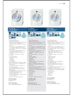 Preview for 9 page of Bosch WTA74100ZA Features And Specifications