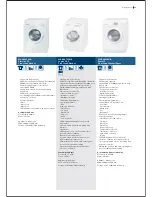 Preview for 13 page of Bosch WTA74100ZA Features And Specifications