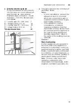 Preview for 19 page of Bosch WTA74201AU Installation And Operating Instructions Manual