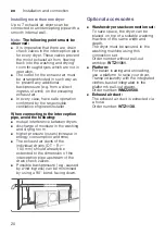 Preview for 20 page of Bosch WTA74201AU Installation And Operating Instructions Manual