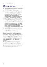 Preview for 4 page of Bosch WTA74202ID Installation And Operating Instructions Manual