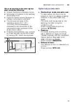 Preview for 19 page of Bosch WTA792L7SN Installation And Operating Instructions Manual