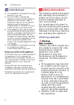 Preview for 4 page of Bosch WTG85230EE Installation And Operating Instructions Manual