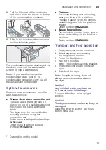 Preview for 15 page of Bosch WTG85230EE Installation And Operating Instructions Manual