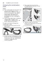 Preview for 14 page of Bosch WTG85238EE Installation And Operating Instructions Manual